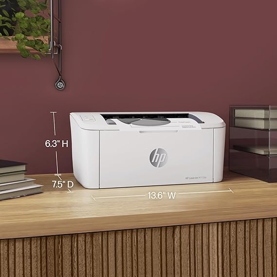 HP LaserJet M110w Wireless Black & White Printer, Print, Fast speeds, Easy setup, Mobile printing, Best for small teams